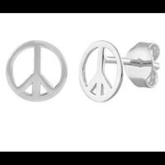 Jewelry - Sterling Silver 925 “Peace” Earrings